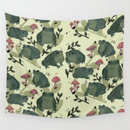 Frog Time Wall Tapestry
