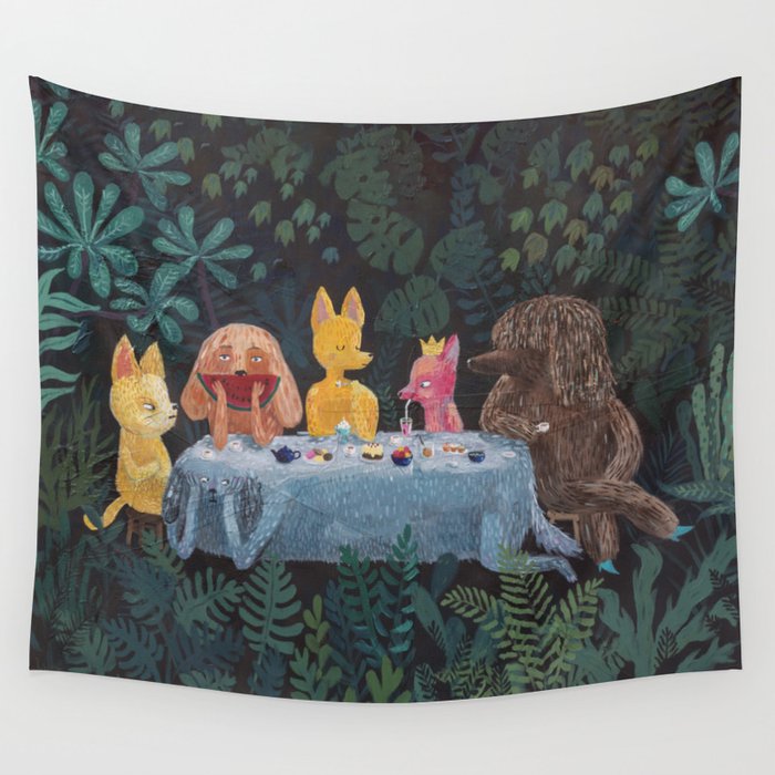 Forest Dinner Wall Tapestry