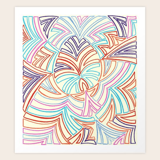 Tight Flock Art Print