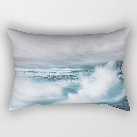 Moody Ocean Rectangular Pillow