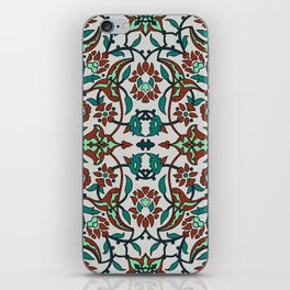 Ornate Arabesque Floral Pattern  iPhone Skin