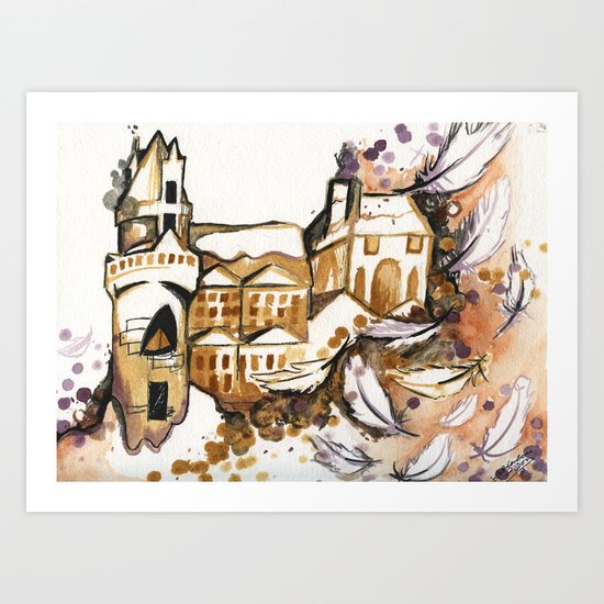 Winter wonder Art Print