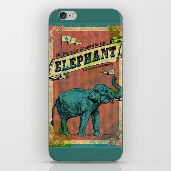 My Favorite Elephant iPhone & iPod Skin