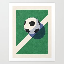 BALLS / Football II Art Print