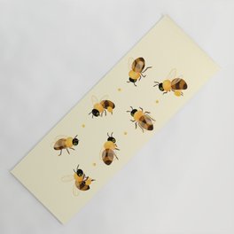 Honey bees Yoga Mat