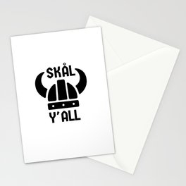 Skall Y'all Vikings Stationery Cards