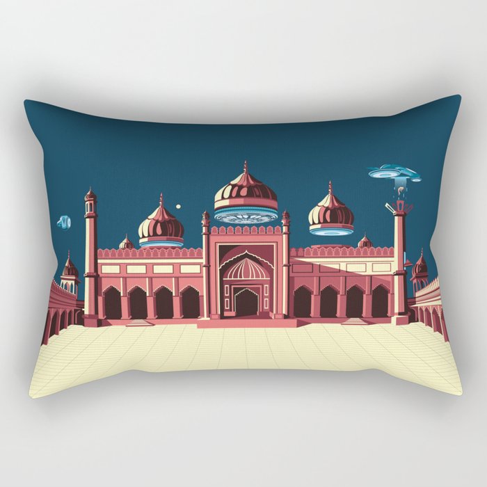 Jama Masjid Rectangular Pillow