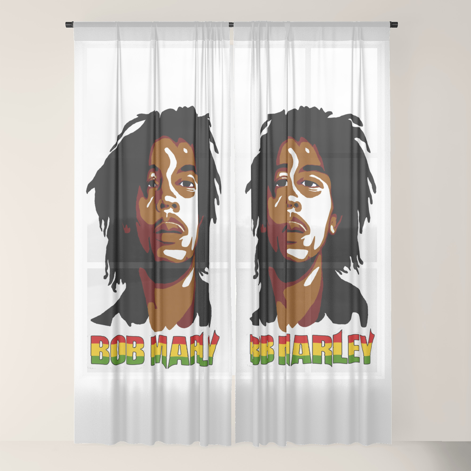 Marley Sheer Curtain By Morriganaustin Society6