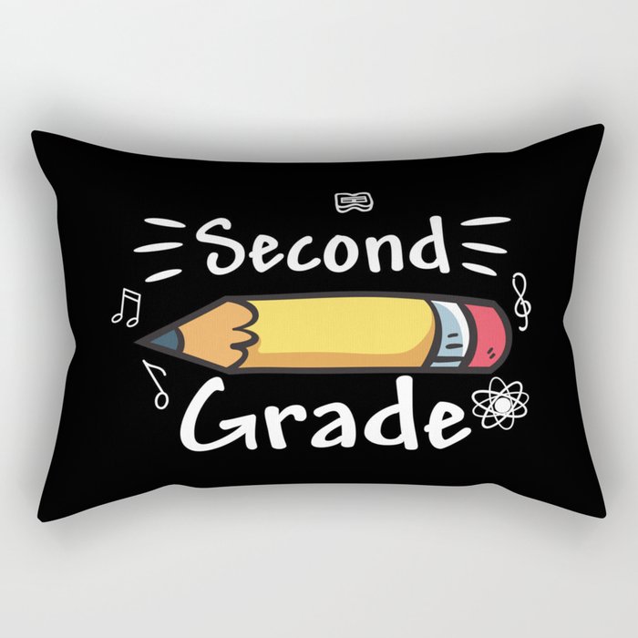 Second Grade Pencil Rectangular Pillow