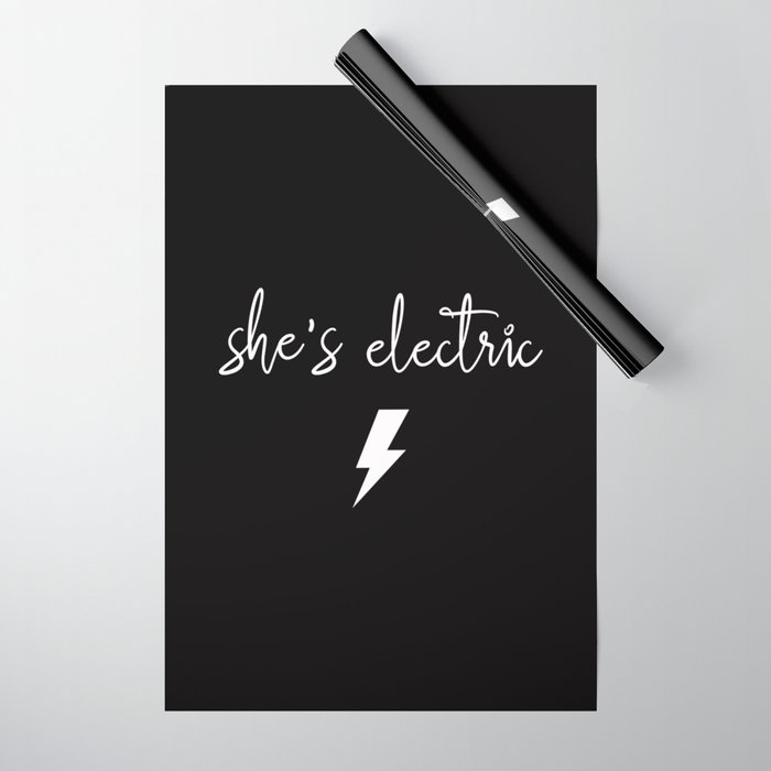 She's Electric  Wrapping Paper