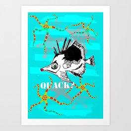 im a fish? Art Print