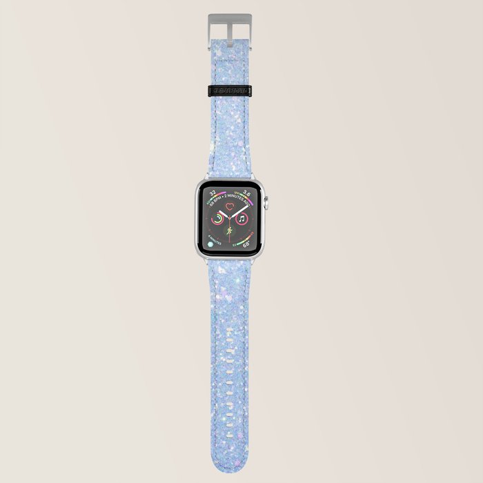 Holographic Rainbow Blue Apple Watch Band by Newyorker01 Society6