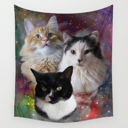 Space Fluffs Wall Tapestry