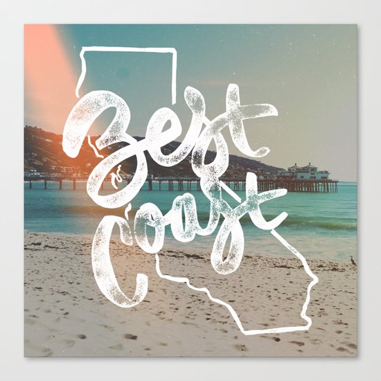 Best Coast Canvas Print