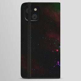 young stars fuchsia green iPhone Wallet Case