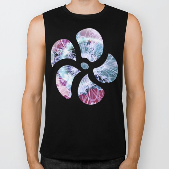 Fractal Whimsy Biker Tank