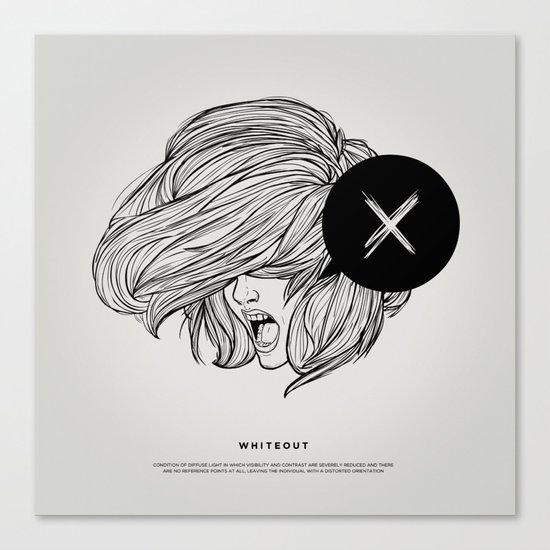 STV - Whiteout Canvas Print
