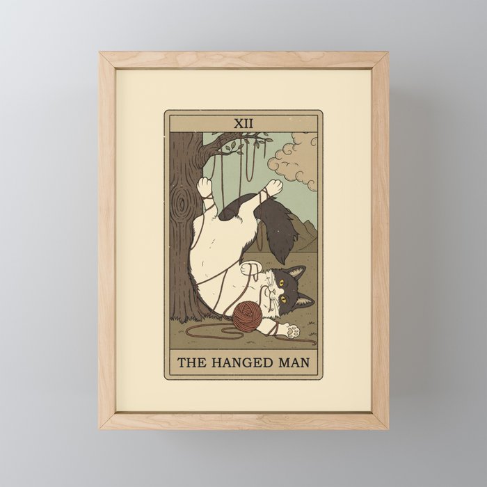 The Hanged Man Framed Mini Art Print