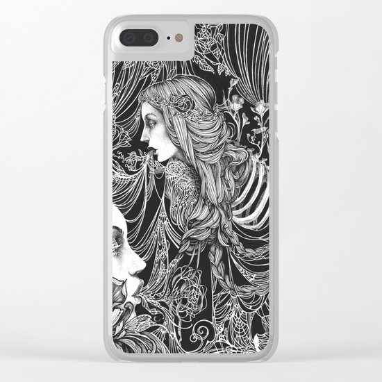Brimming Thoughts Clear iPhone Case