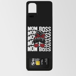 Mom Boss Pretty Bun Hair Android Card Case