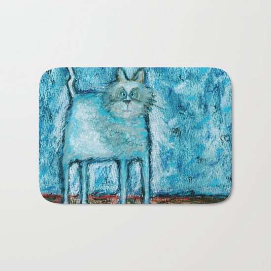 A bit tensed Bath Mat