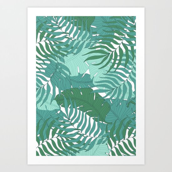 Leaves Art Print