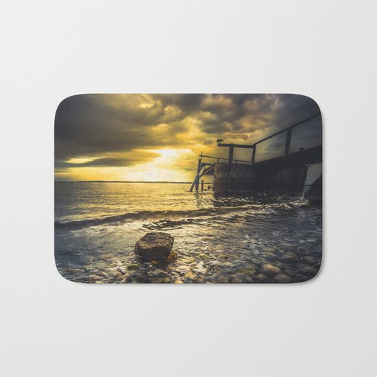 Man in the maze Bath Mat