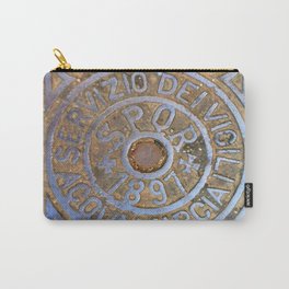 Milan Iron Utility Cover Carry-All Pouch | Follow, Like, Digital, Color, Pictureoftheday, Photo, Millano, Manholecover, New, Love 