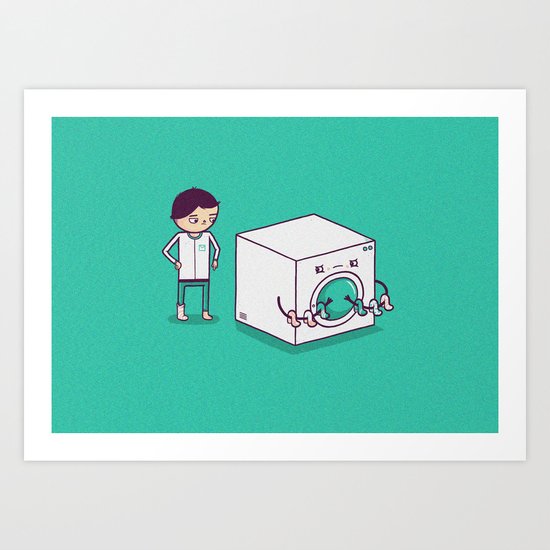 Secret Habit Art Print