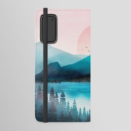 Morning Mountain Mist Android Wallet Case