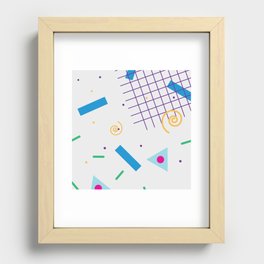 90's graphic Recessed Framed Print