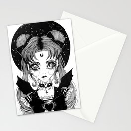 Sailor Goth Moon Stationery Cards