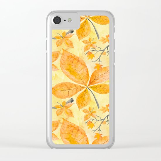 Autumn leaves #11 Clear iPhone Case