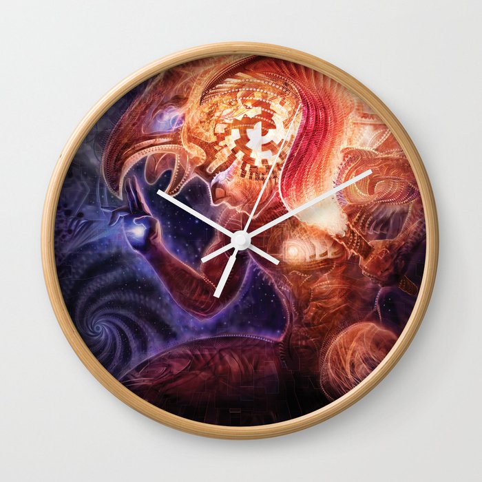 Neolithic Man (Astral Waves CD cover) Wall Clock