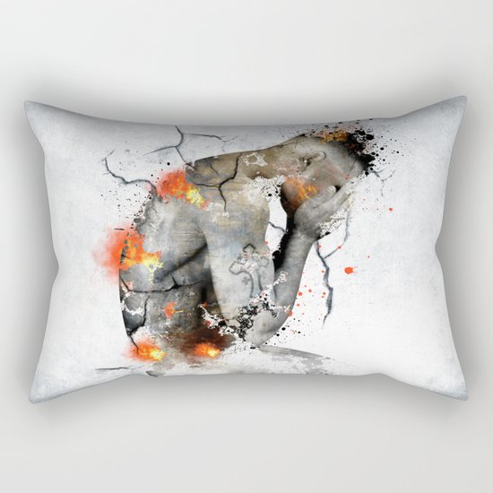 nude explore Rectangular Pillow