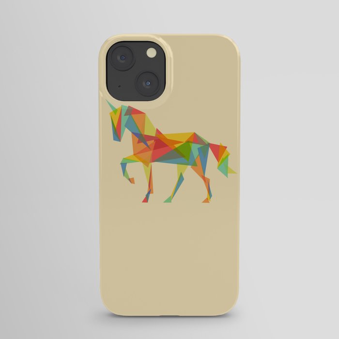 Fractal Geometric Unicorn iPhone Case