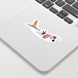 Coast Guard Airplane Sticker