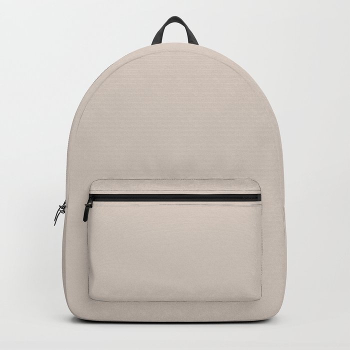 Khaki Brown Minimal Monochrome  Backpack