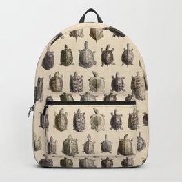 Vintage Turtles Pattern Backpack
