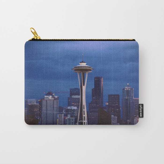 Cloudy Seattle Carry-All Pouch