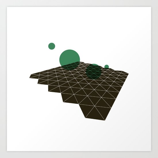 #333 Deep space cartography part II – Geometry Daily Art Print
