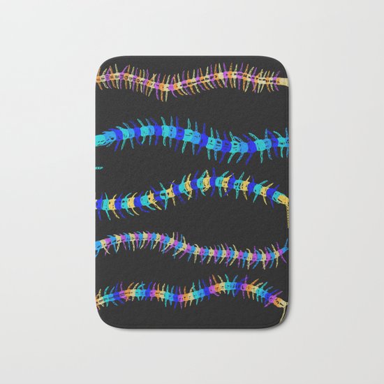 Centipedes Bath Mat