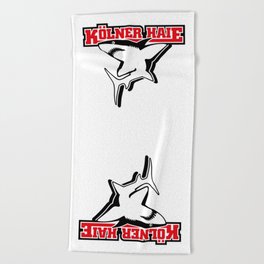 The Kolner Haie - Hockey shirt - IMMERWIGGER Beach Towel