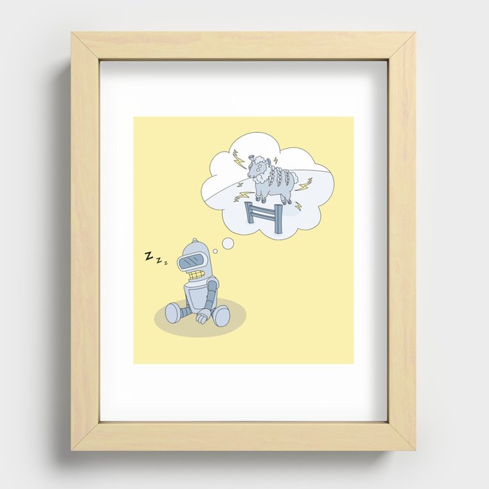 Do Benders dream of electric sheep? Recessed Framed Print