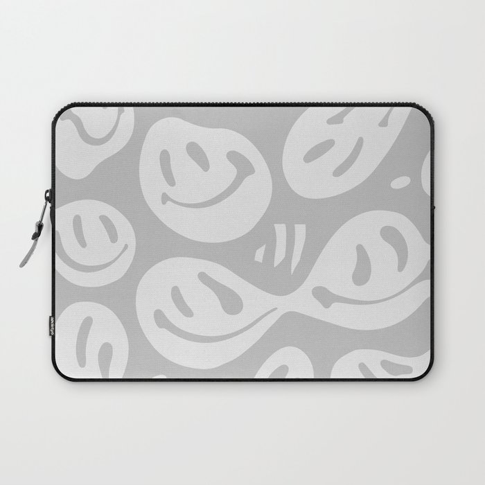 Cool Grey Melted Happiness Laptop Sleeve