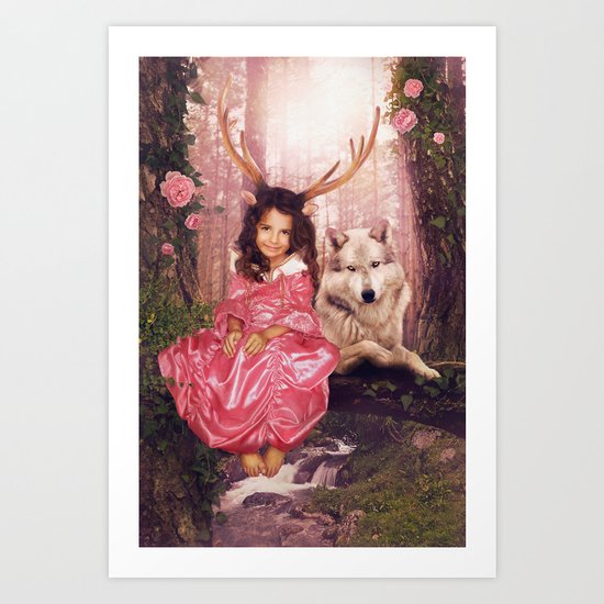 Princess of the Forest Art Print