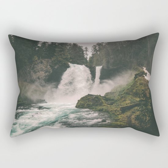 Sahalie Falls Rectangular Pillow