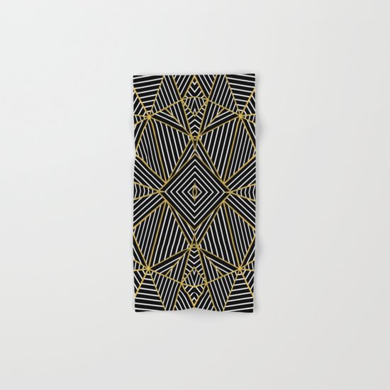 Ab Half Gold Hand & Bath Towel