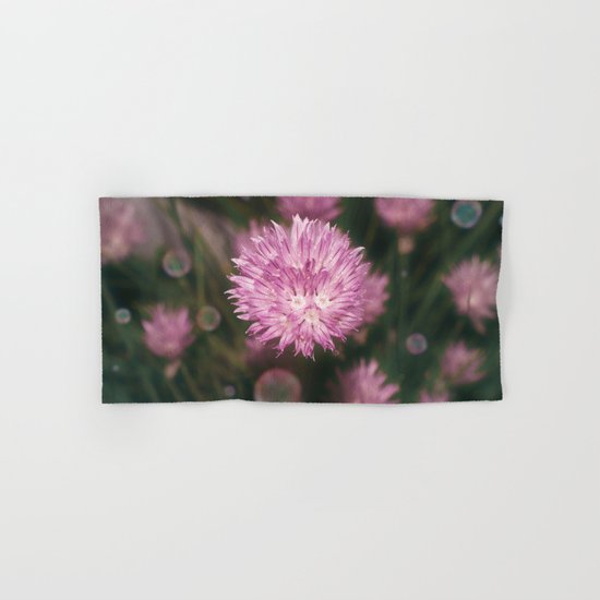 Chive bubbles Hand & Bath Towel