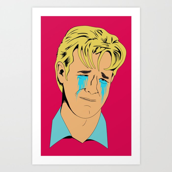 Crying Icon #1 - Dawson Leery Art Print